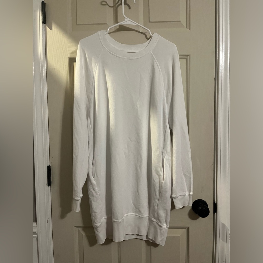 Electric + Rose Long Sleeve Sweatshirt Dress